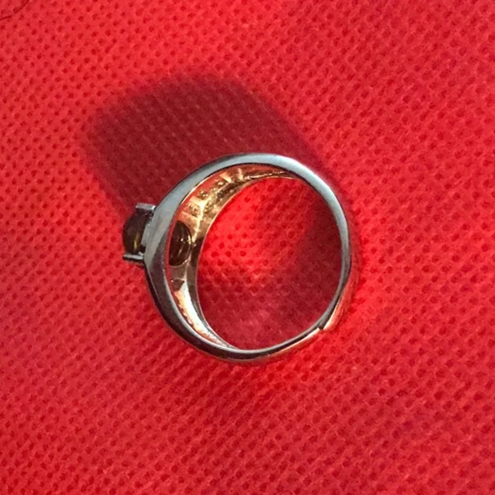 GENUINE ETHIOPIAN OPAL & CREATED WHITE SAPPHIRE - Picture 3 of 3